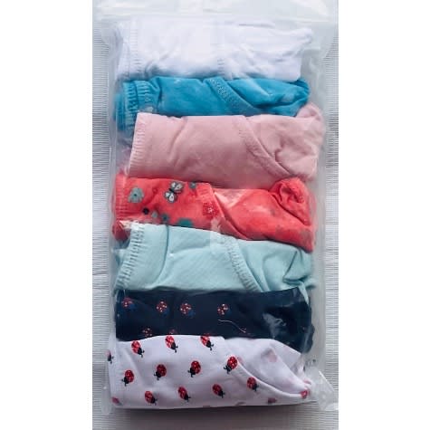 Girls Briefs-F8 - Multicolor - 7 Packs
