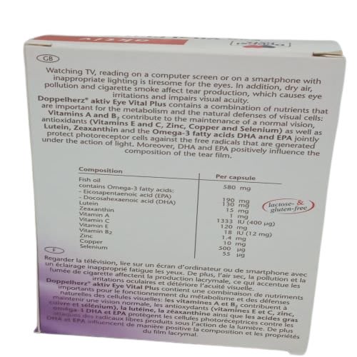 Eye Vital Plus With Omega -3 - 30 Capsules