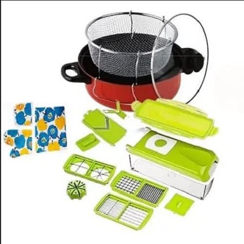 Nicer Dicer, Manual Deep Fryer & 3 In 1 Apron