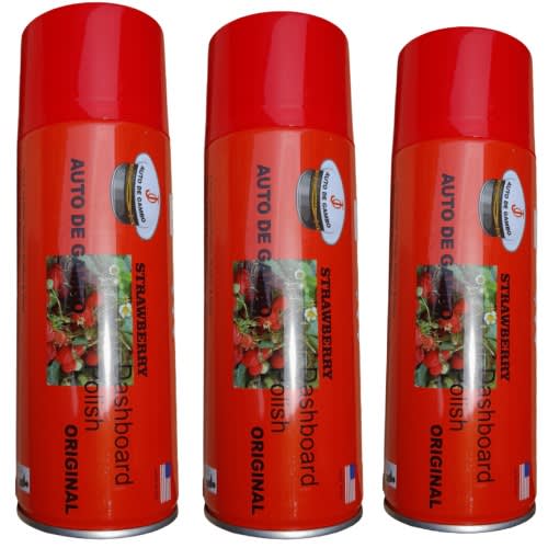 Auto De Gambo Dashboard Original Polish Strawberry - 400ml x3pcs