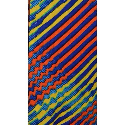 Debnova Designs Orange Trimmed Multi coloured Ankara Design