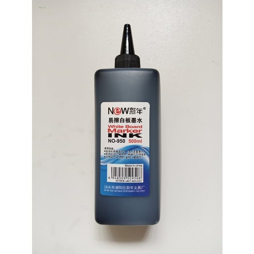 Dobel - Erasable White Board Marker Ink - One Bottle - 500ml - Black
