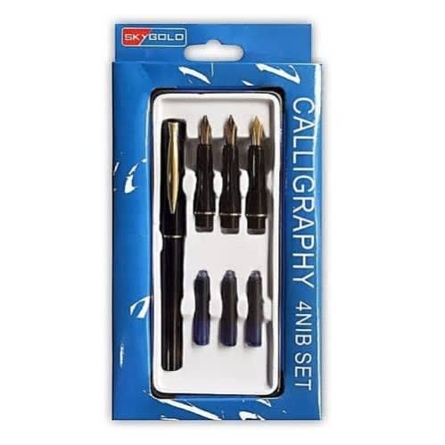 Set Of 4 Calligraphy Nib Pens