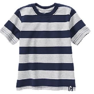 Striped Tee B/W