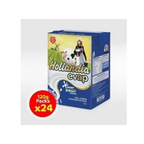 Hollandia Evap Full Cream Milk - 120g X 24pcs