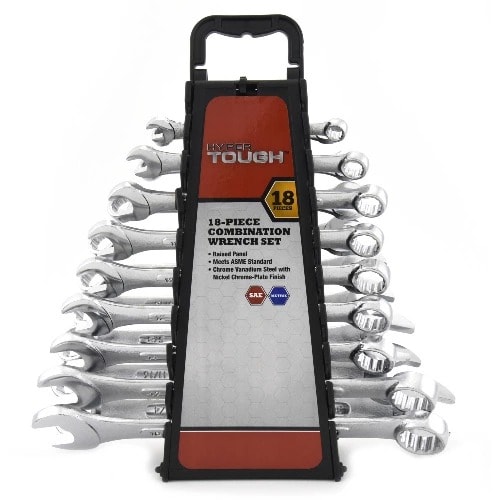 Combination Spanner Wrench - 18 Set