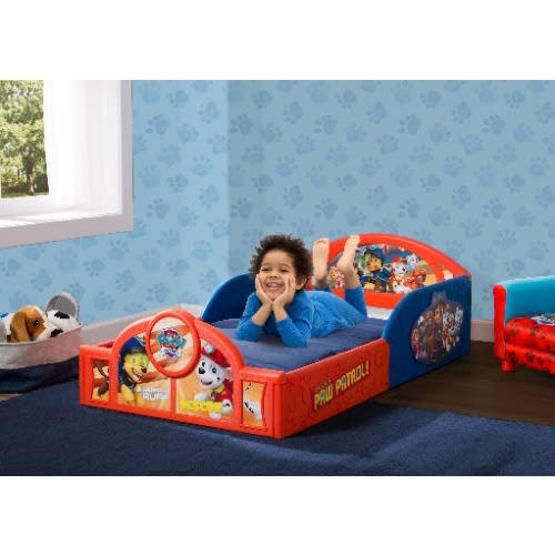 Nick Jr. Paw Patrol Plastic Sleep And Play Toddler Bed By Delta Children