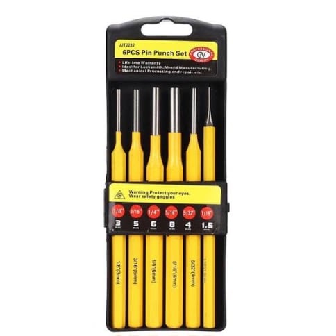 6pcs Pin Punch Set