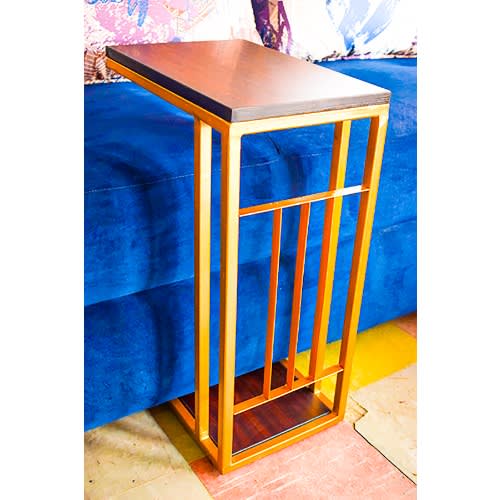 Bestline C Shaped Snack Table For Couch And Bed, Living Room