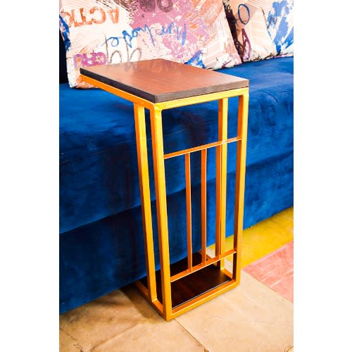 Bestline C Shaped Snack Table For Couch And Bed, Living Room
