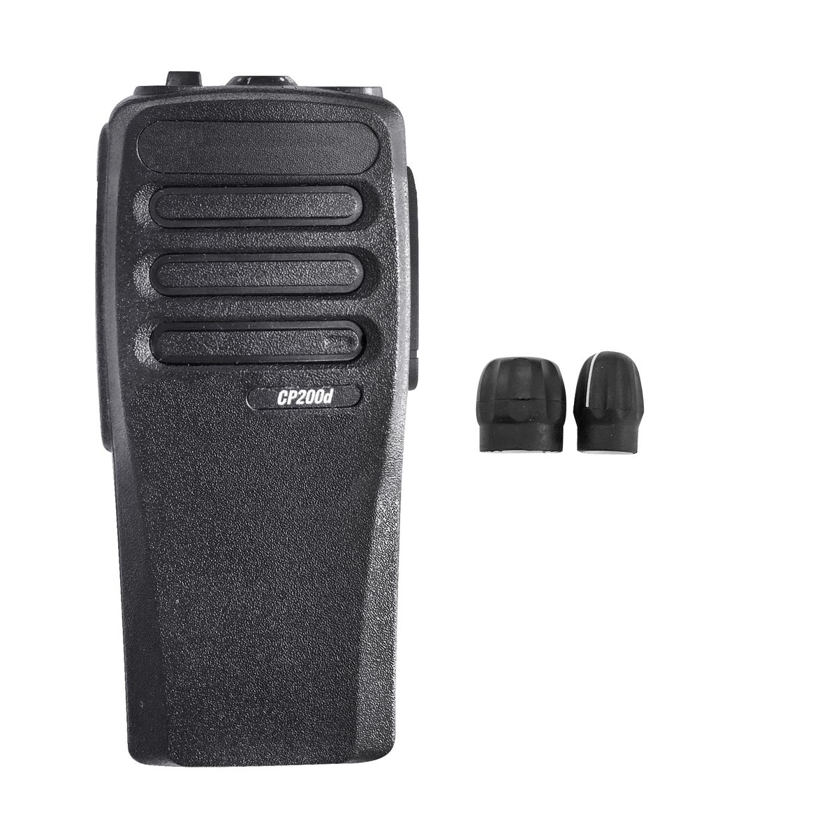 Black Replacement Front Housing Case For CP200D 2-Way Radio