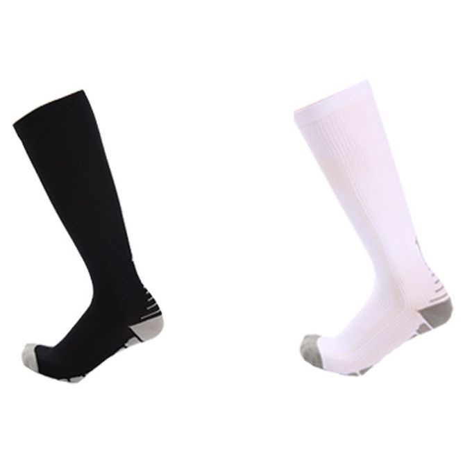 Ompression So Ks Sports Running Women Marathons Over Knee Sto Kings-white-S/M