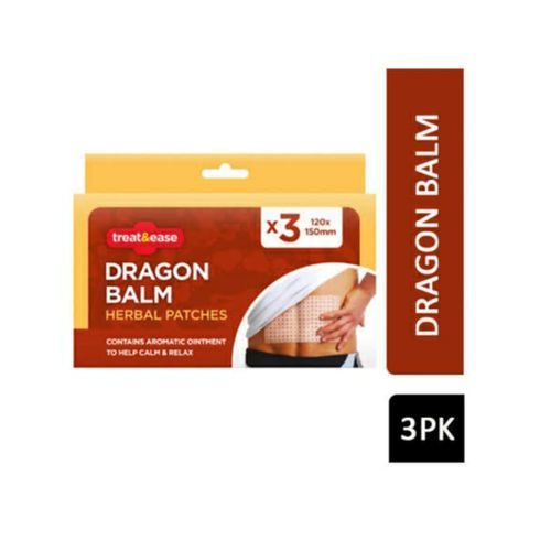 Relieve Pain Naturally With Dragon Balm Herbal Patches 3pk