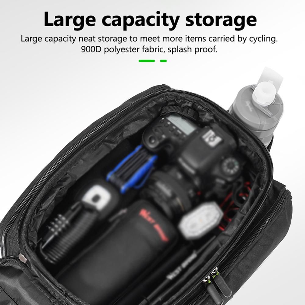 WEST BIKING Bike Trunk Bag MTB Road Bicycle Bag Travel Luggage Carrier Saddle Seat Panniers Bag Cycling Rear Rack Bag