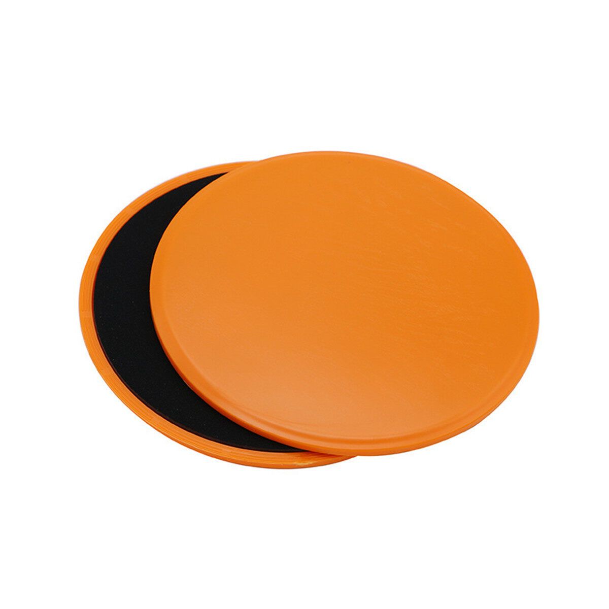 2Pcs Gym Fitness Yoga Plate Glide Slide Workout Slider Gliding Discs Orange