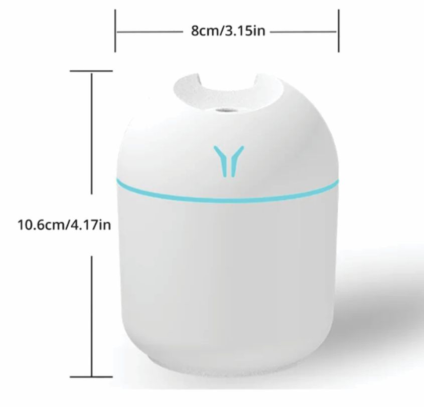 250ML Mini  Ultrasonic Air Humidifier