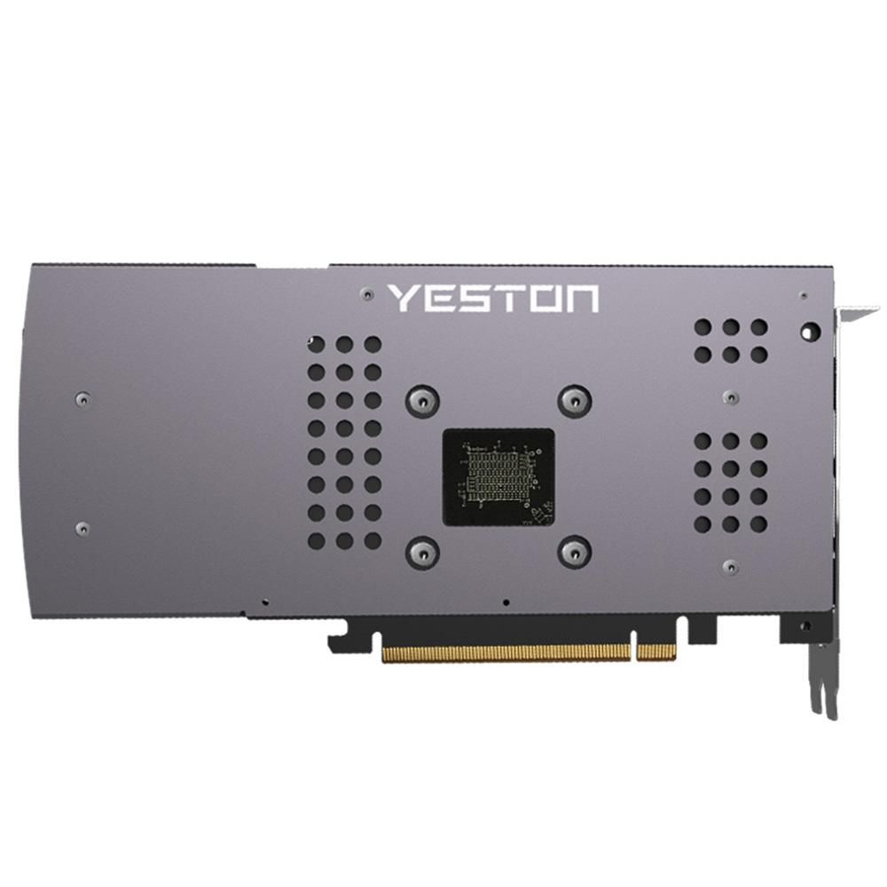 Yeston RX6500XT-4G D6 GAEA Gaming Graphics Card 4G/64bit/GDDR6 Memory 2 Large Size Cooling Fans Metal Backplate DP+HD Ports