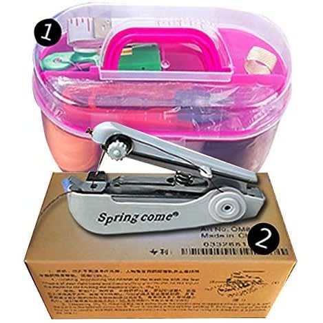 Spring Come Mini Sewing Machine + Sewing Kit Box - W