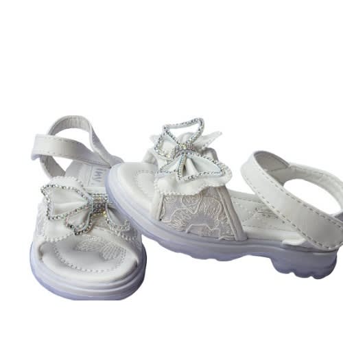 Girl's Sandal- White