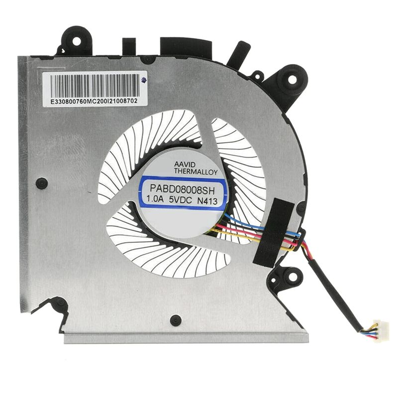 CPU Cooling Fan for MSI GF63 MS-16R1 MS-16R2 PABD08008SH N413 E322500300A