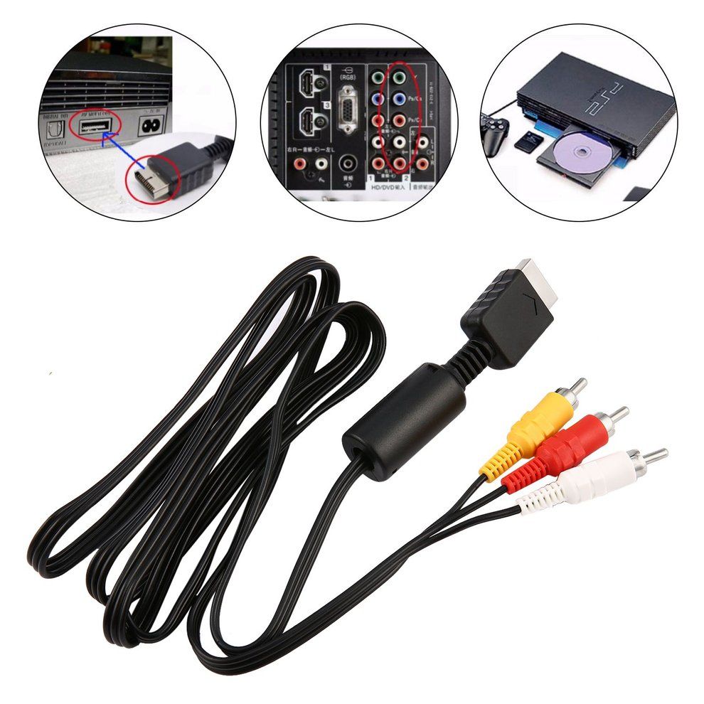 PS2 Video  Able AV  Able NEW R A Audio Video  Omposite TV  Onsole 1.8M-black