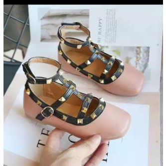 Girls Gladiator Flat Shoe