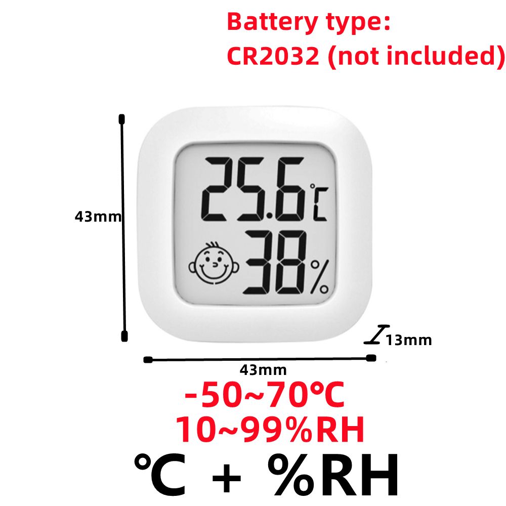 Mini LCD Digital Thermometer Hygrometer Indoor Room