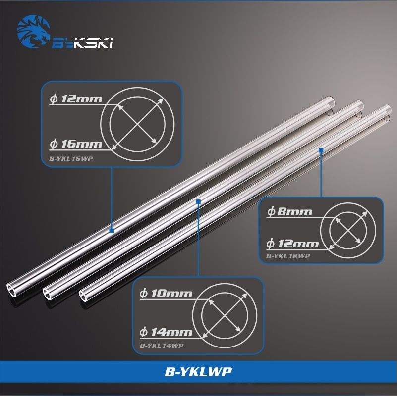 Bykski B Yklwp 500mm Acrylic Hard Tubes High Quality Fan