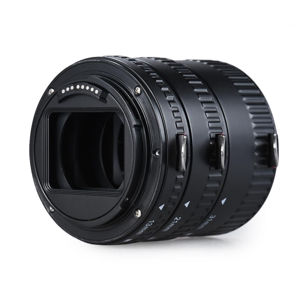Andoer Macro Extension Tube Set 3-Piece 13mm 21mm 31mm Auto Focus Extension Tube Rings for Camera Body and Lens of 35mm SLR Compatible for Canon all EF and EF-S Lenses