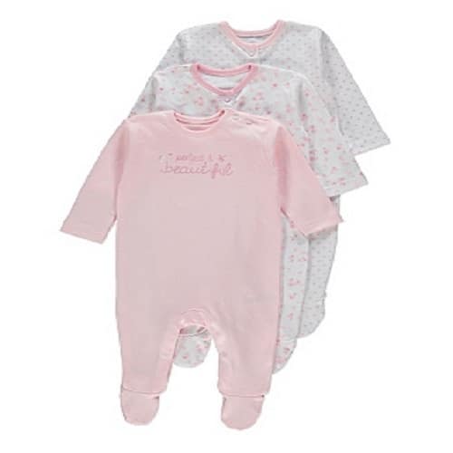 Baby Sleepsuits - Pack Of 3