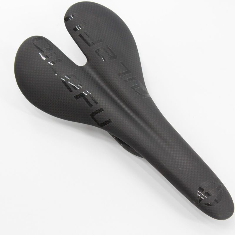 Newest Black QILEFU Mountain Bike Matt 3K Full Carbon Fibre Saddle Carbon Bicycle Saddle Road Front Seat Mat MTB Parts Free Ship