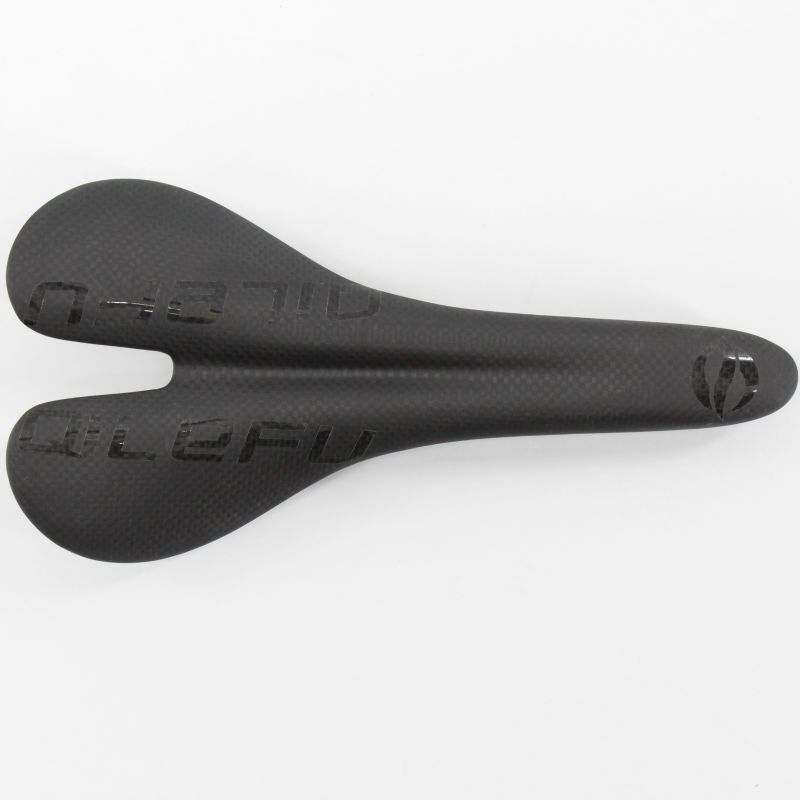 Newest Black QILEFU Mountain Bike Matt 3K Full Carbon Fibre Saddle Carbon Bicycle Saddle Road Front Seat Mat MTB Parts Free Ship