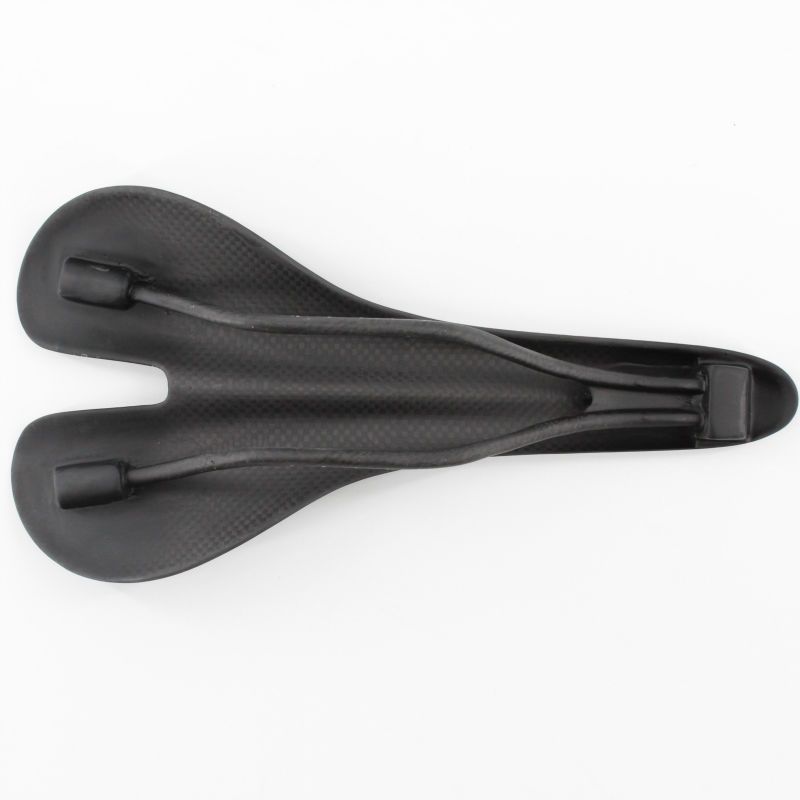 Newest Black QILEFU Mountain Bike Matt 3K Full Carbon Fibre Saddle Carbon Bicycle Saddle Road Front Seat Mat MTB Parts Free Ship