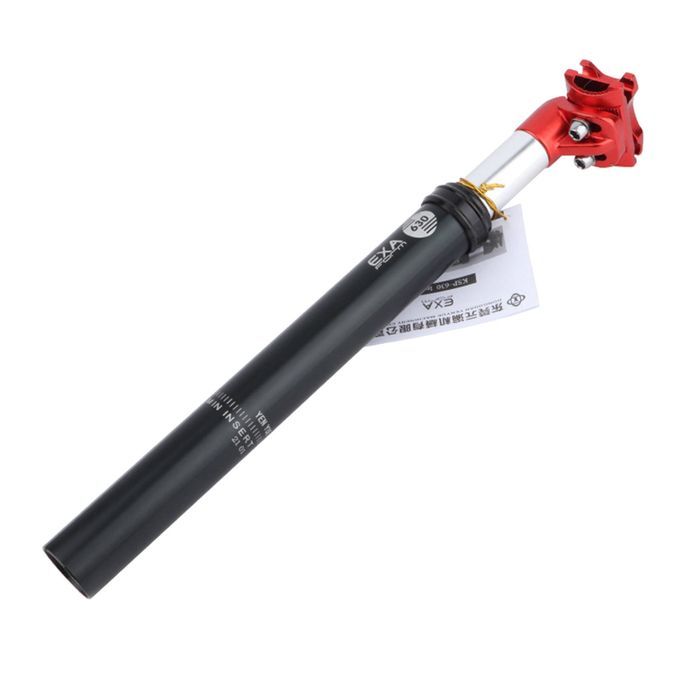 Bike Seatpost Alumium Alloy Oil Pressure Damping Seat 31.6mm Black Red