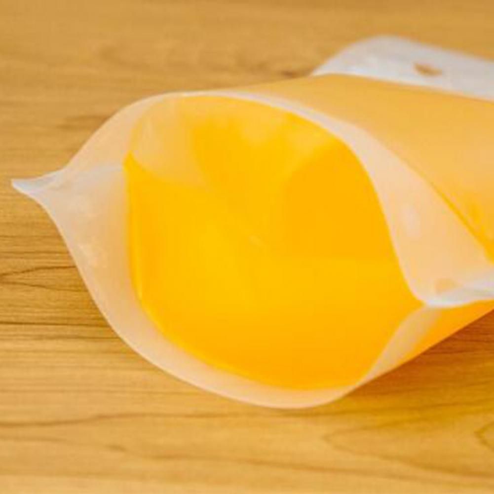 100pcs Disposable Drink Pouch 500ml Reclosable Toting Bags