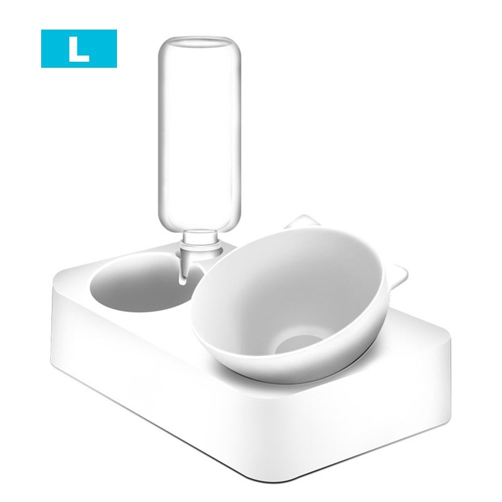 Double Dog Cat Bowls Pet Automatic Water Dispenser