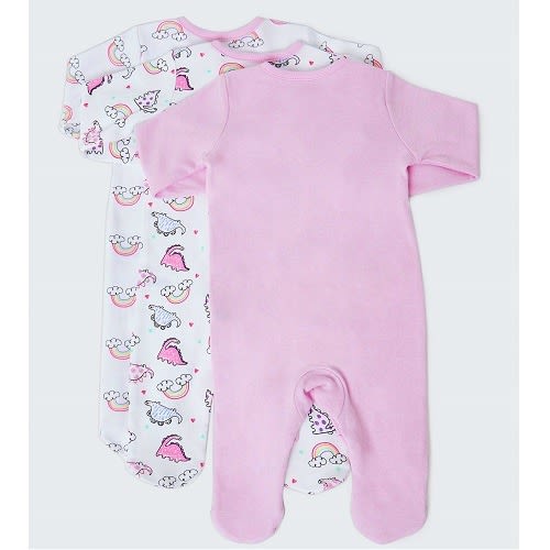 Cotton Sleepsuits - 3 Piece