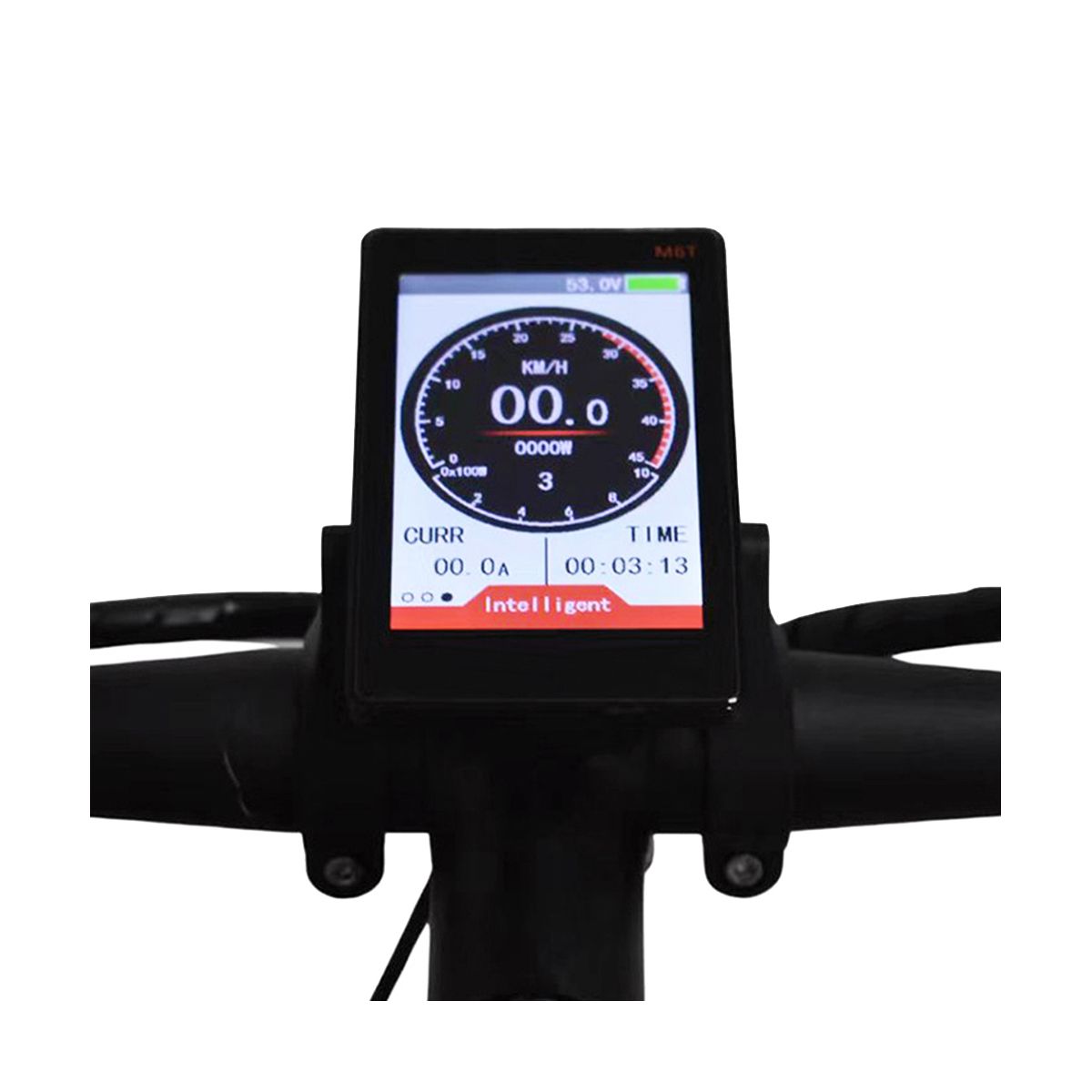 M6T Electric Bike LCD Display Meter 24V 36V 48V 60V Universal E Scooter LCD Panel Color Screen with USB for E-Bike(6PIN)