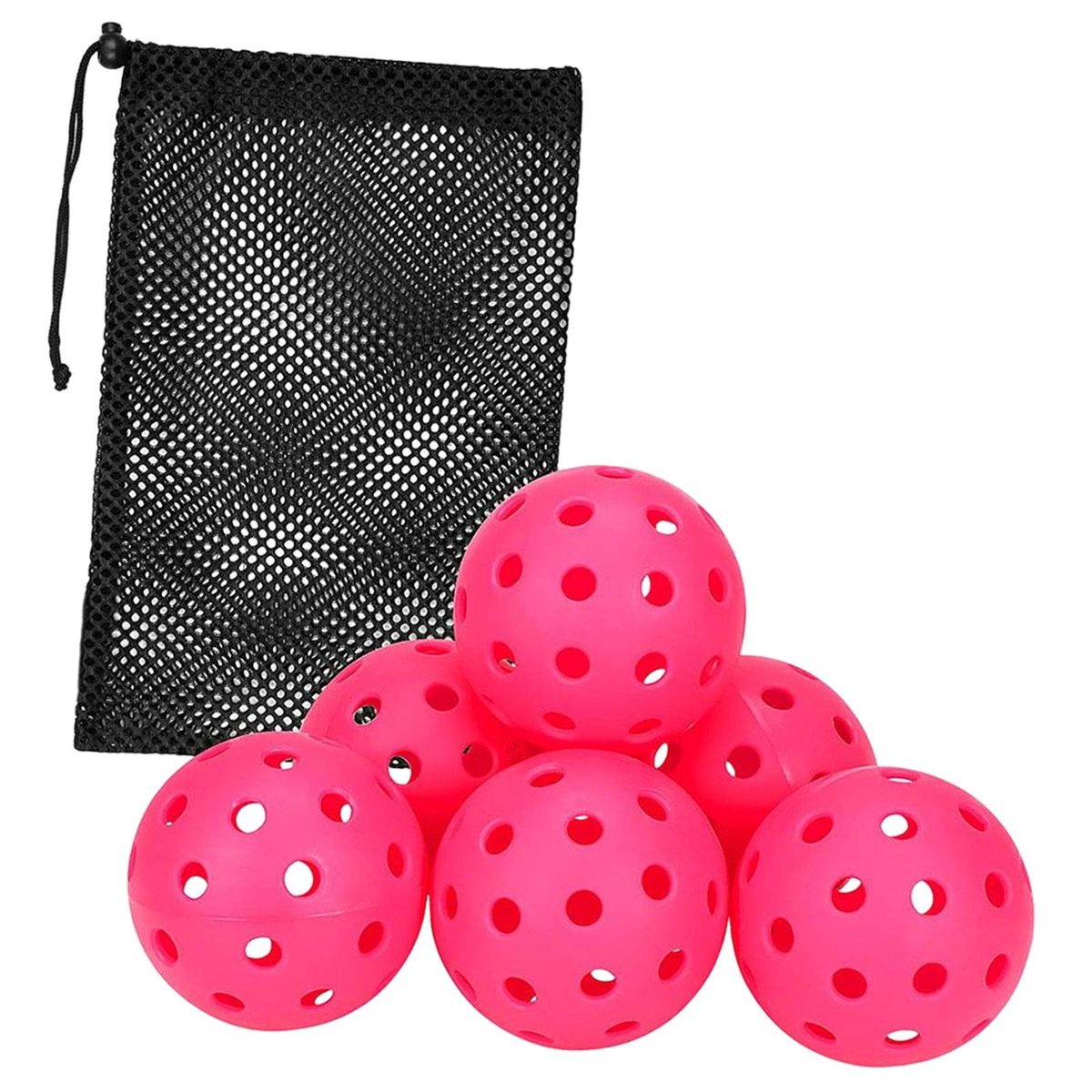 6 Pieces 40 Holes Pickleball Balls Pickle Balls Sports