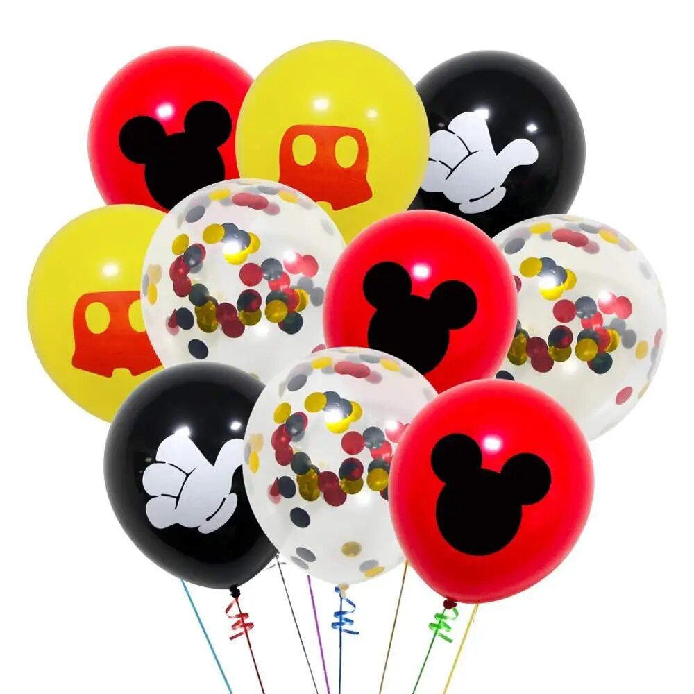 Mickey Mouse First Birthday Decorations Set Happy