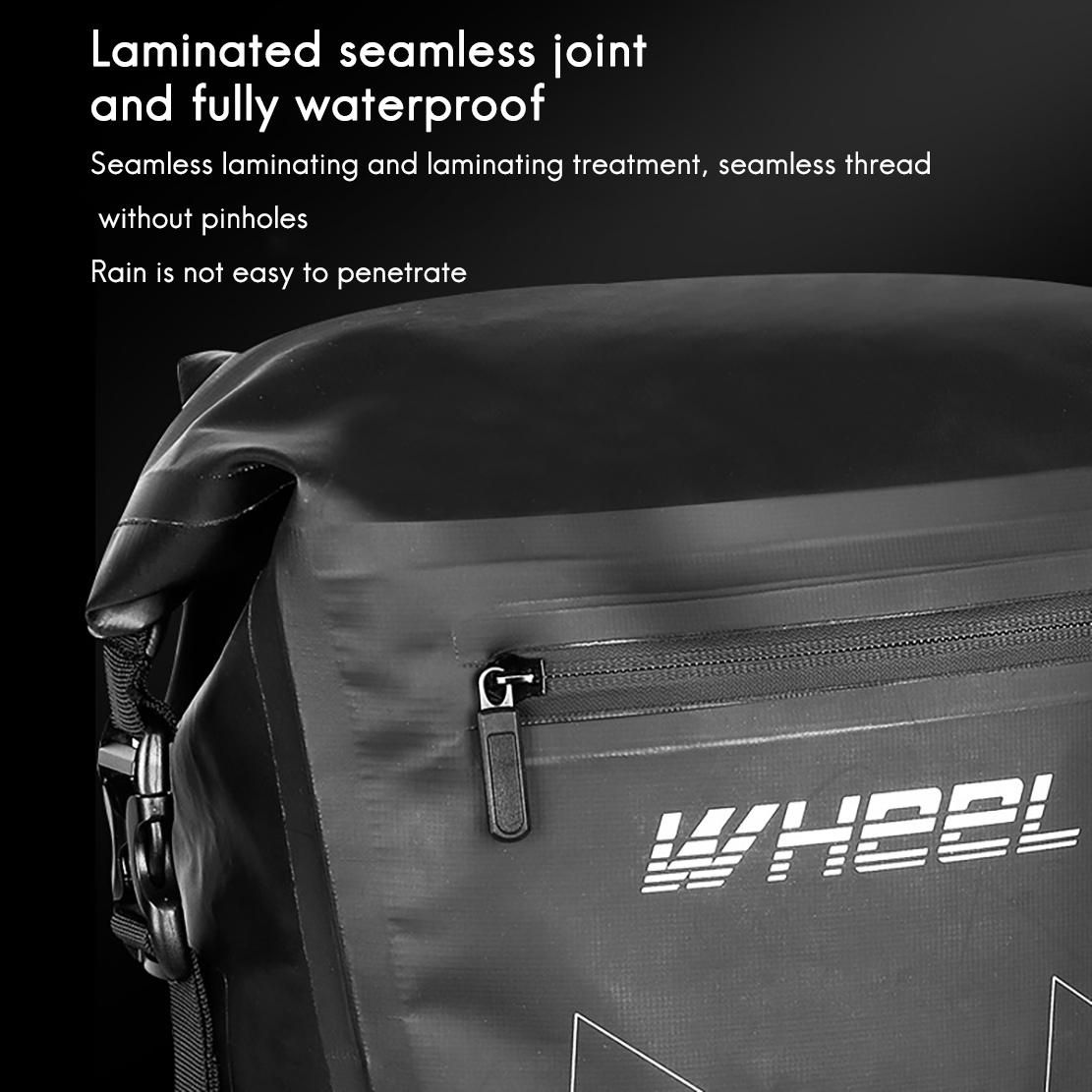 WHeeL UP Bike Pannier Bag 23L MTB Road Bicycle Rear Rack