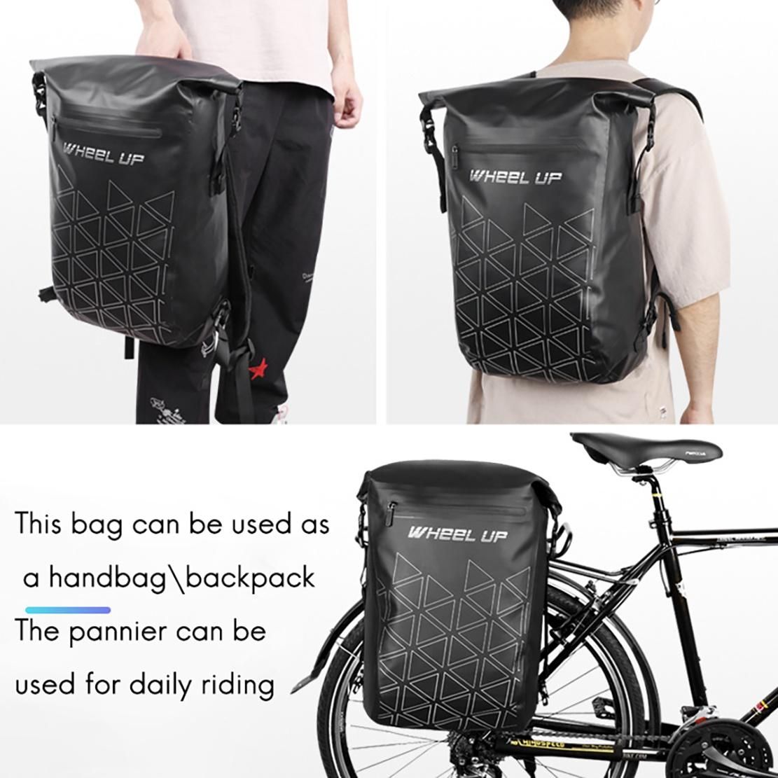 WHeeL UP Bike Pannier Bag 23L MTB Road Bicycle Rear Rack