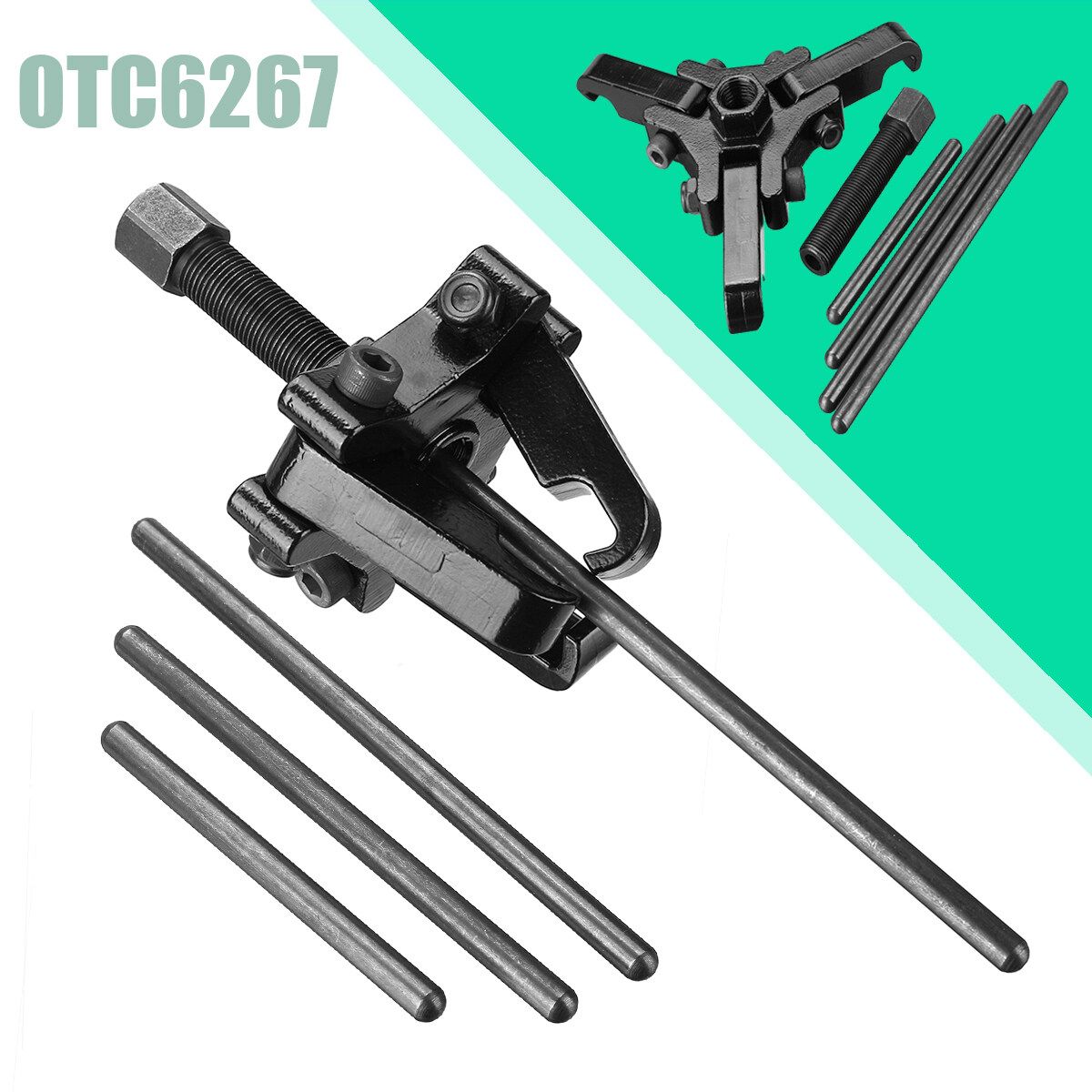 Metal Harmonic Damper Pulley Puller OTC Tools OTC6667 For GM Chrysler Mitsubishi