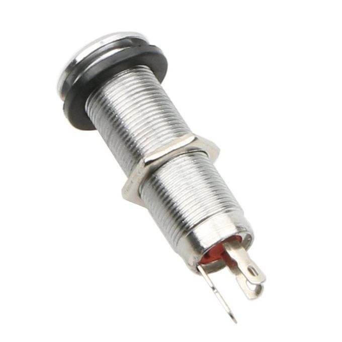 Metal Cylinder Flush Mount Stereo Output Jack For Bass Guitar 4