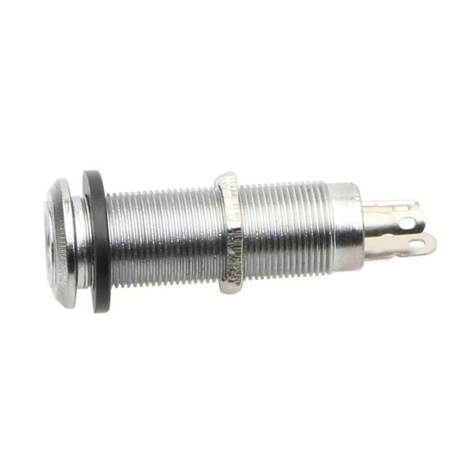 Metal Cylinder Flush Mount Stereo Output Jack For Bass Guitar 4