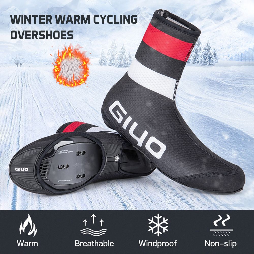 Waterproof Cycling Shoe Covers Winter Warm Bike Shoes