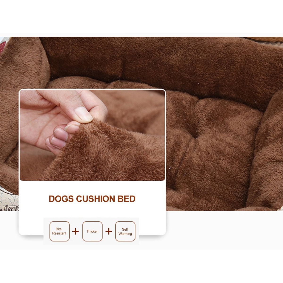 Self-Warming Cat Bed Pad Dogs Cushion Bed Soft Comfortable