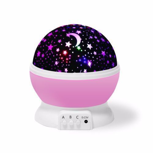 LED Star Dream Rotation Projector Night Lamp