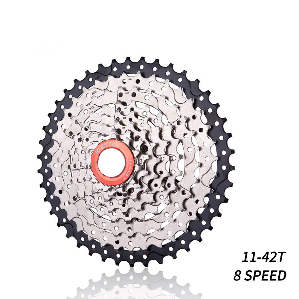 MTB 8 Speed 11-42T Cassette Freewheel Mountain Bike Bicycle