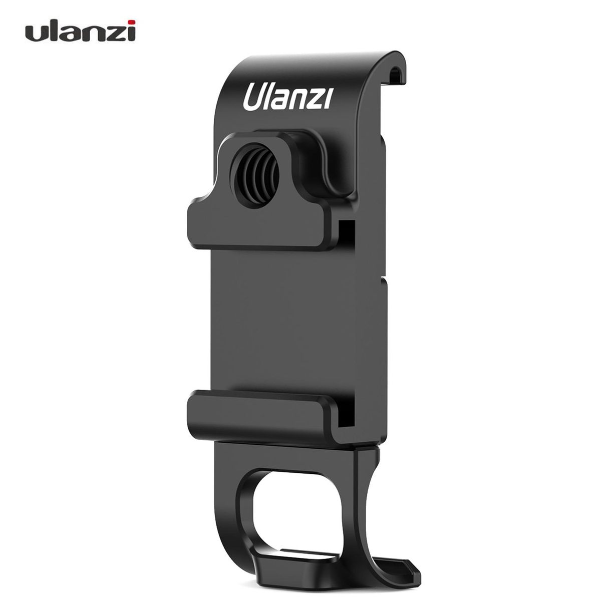 Ulanzi G9-6 Multi-functional Action Camera Battery Cover Removeable Metal Battery Door Type-C Charging Port Adapter with Cold Shoe Mount 1/4 Inch   Screw Hole Vlog Accessory Replacement for GoPro Hero 10/9